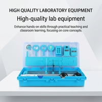 Kit d'expériences d'optique physique pour collégiens avec lentilles convexes et concaves, kit d'imagerie à trous sténopéiques en plastique, kit de réfraction de la lumière