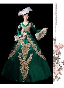 QQWZ180 personalizado Marie rococó mujeres 18th siglo traje Antoinette vestido de baile victoriano mascarada vestidos de fiesta teatro - Product Image 3