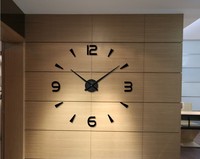 Jam Dinding Jam Kuarsa Reloj De Pared Desain Modern Jam Dekoratif Besar Stiker Akrilik Eropa Ruang Tamu Jam Klok