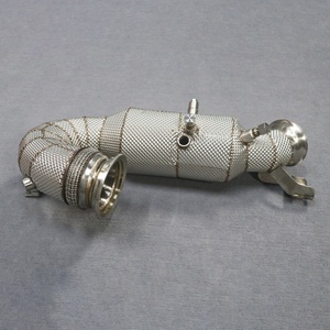 Easy to Install 304 Catted Downpipe Exhaust for Benz GT50 GT53 E53 2019+ 3.0T,Maximum Performance for High-Speed Driving - Product Image 4