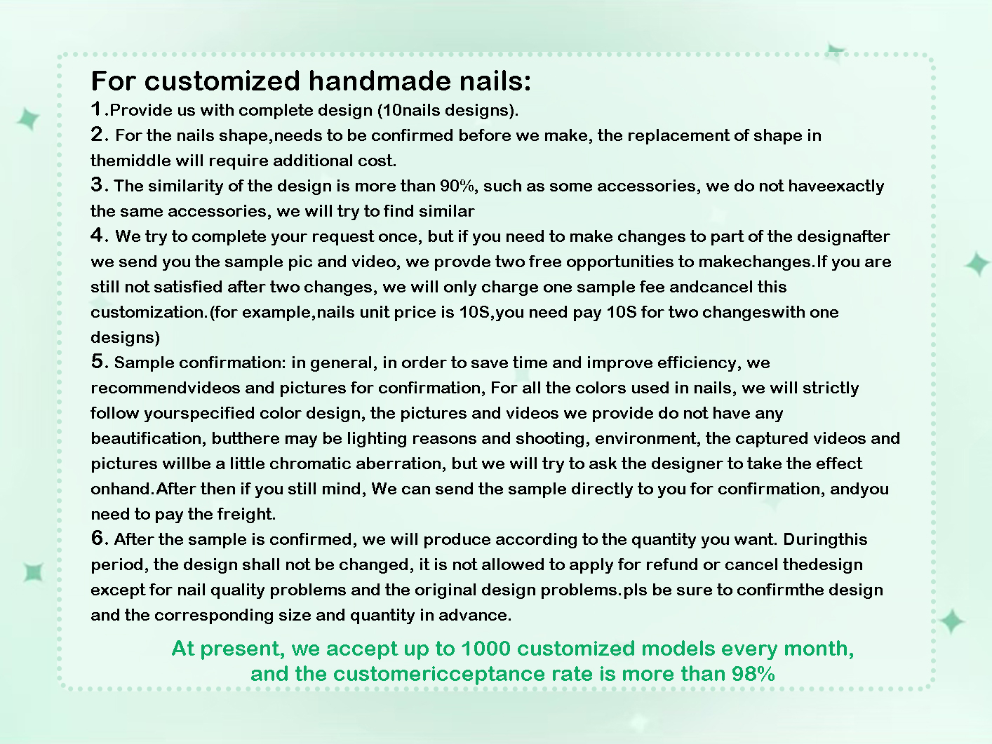 Hecho a mano las uñas más difíciles del mundo