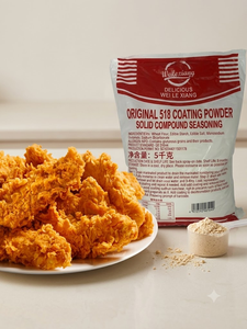 Poudre de panure <span class=keywords><strong>pour</strong></span> poulet frit style KFC certifiée Halal, à base de blé, <span class=keywords><strong>pour</strong></span> débutants, sans échecs, <span class=keywords><strong>pour</strong></span> la cuisine à la maison, 518 Poudre de panure - Product Image 1