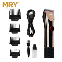 Cortadora de Pelo Profesional MRY para Hombre, Cuchilla en T de 0MM, Recargable, Impermeable, Máquina para Cortar el Cabello, Recortadora de Barba