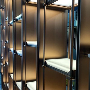 Wall-mounted <strong>Corner</strong> Showcase <strong>Cabinets</strong> Stainless Steel Frame Acrylic Shelves Modern Wine Bar <strong>Cabinet</strong> <strong>for</strong> House Living Room - Product Image 5