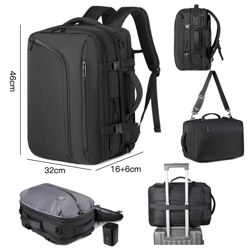 Capacity Liters Vacuum Compression Travel Backpack Large Capacity Waterproof Business ...