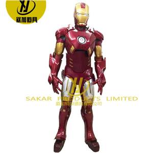 Traje de hierro para adultos al por mayor, llamativo traje de superhéroe, mascota, Cosplay simulado, accesorios de actividad para baile de escenario, alquiler de Halloween - Product Image 5