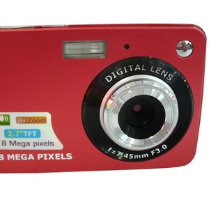 กล้องดิจิตอล DCK09 18 ล้านพิกเซล 2.7 TFT LCD ซูม 8 เท่า เซ็นเซอร์ CMOS สำหรับใช้ในบ้าน - Product Image 2