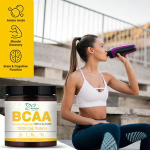 Fabricant de suppléments Poudre de <span class=keywords><strong>BCAA</strong></span> Saveur de punch tropical Supplément naturel avec <span class=keywords><strong>BCAA</strong></span> végétalien stimule la récupération musculaire - Product Image 3