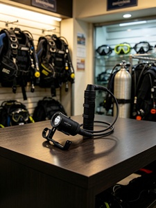 Linterna de Buceo LED SFT40 de 2500LM para Montaje Lateral, 150M IP68, Interruptor Magnético, Recargable, 4-<span class=keywords><strong>26H</strong></span> de Autonomía, Luz para Buceo en Cuevas y Naufragios - Product Image 5