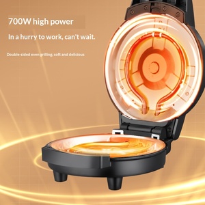Machine à petit-déjeuner multifonction 3-en-1 pour la maison : gaufrier, <span class=keywords><strong>appareil</strong></span> à crêpes et sandwichs électrique, amovible et lavable, en résine - Product Image 4
