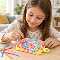 Nouveau Jouet Sensoriel Silencieux en Silicone pour l'Apaisement du Stress et de l'Anxiété chez les Enfants d'âge Préscolaire 2026