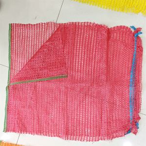 Sac en maille de pomme de terre 30kg sac en maille Raschel PE fruits légumes réutilisable sac en maille naturelle - Product Image 6