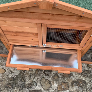 SDR003 Luxury Modern Fir Wooden Rabbit Hutch Pet Playpen Enclosure with Run Boxes for <b>Small</b> Animals - Product Image 6