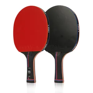 Loki vente en gros de raquettes de ping-pong de haute qualité Logo personnalisé Ayous raquette de tennis de table en bois
