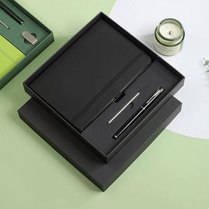 Wholesale Custom Leather A5 Daily Journal Business Hardcover Notebook Gift Set 200 Pages <b>Sewing</b> Bound Custom Logo Executive - Product Image 3