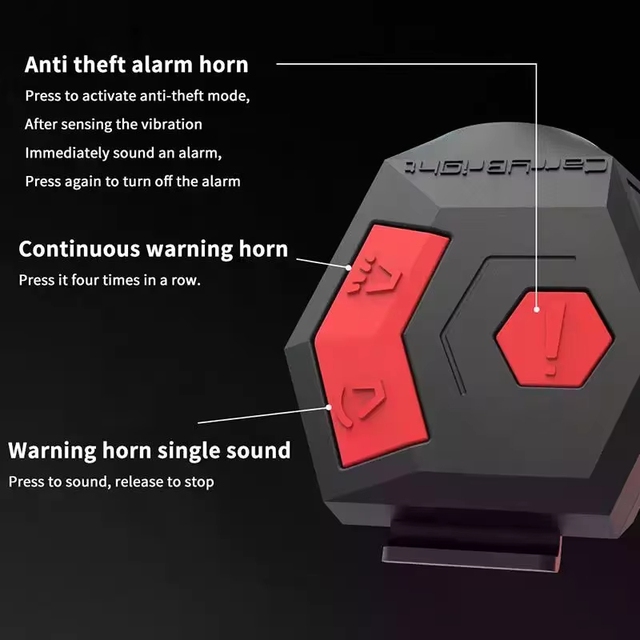 120db Loud Bike Electronic Horn Bell Rechargeable Anti-theft Waterproof Cycling Scooter Warning Alarm