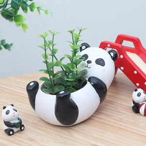 P146 vente en gros de fournitures de jardin mignon <span class=keywords><strong>mini</strong></span> petits pots de fleurs et jardinières ensemble pour animaux jardinière succulente <span class=keywords><strong>pot</strong></span> de fleur en résine Pots de plantes - Product Image 1