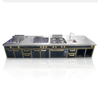 Peralatan Dapur Komersial Industri Gastronomi Stainless Steel Bertenaga Gas Garansi 3 Tahun Model Zhonghui 008 Mudah Dibersihkan