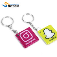 Passiver Wasserdichter NFC-Tag Individuell Bedruckter RFID-Schlüsselanhänger für Hotelzimmerzugang & TikTok YouTube Tap-to-Visit Geschäfts-NFC-Etikett