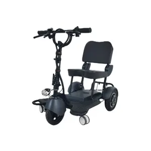 4 Wheels Lightweight Adult Folding Mobility scooters suppliers Foldable for Elderly