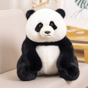 Peluche Realistico di <span class=keywords><strong>Panda</strong></span> Gigante con Intelligenza Artificiale, Super Morbido, Animale di Peluche Carino Imbottito <span class=keywords><strong>in</strong></span> Cotone PP, Antistress, Lavabile, Confezionato Sottovuoto, per le Festività - Product Image 6