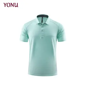 Fabrikanten Groothandel Mannen Business Polo Shirts Ijs Zijde Ademend Cool Korte Mouwen Eenvoudige En Comfortabele Shirts