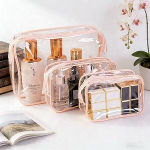 Portable Clear Cosmetic <b>Bag</b> Rectangle Waterproof Travel Toiletry Storage Makeup Organizer For Women Men Outdoor Use - Product Image 3