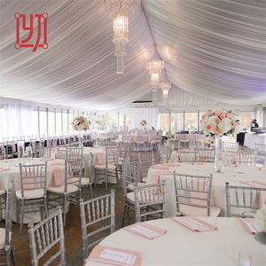 Tentes de réception en aluminium et PVC pour événements, mariages, fêtes, 10x30, 20x40, 30x50 - Product Image 6