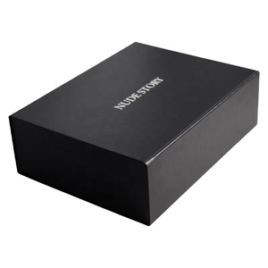 Tùy chỉnh thương mại điện tử Mũ PR hộp bán buôn cao cấp nước Hoa Áo Khoác bao bì tùy chỉnh vận chuyển cứng nhắc nắp từ Hộp Quà Tặng màu đen - Product Image 2