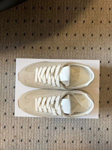 Chaussures de course pour hommes en cuir véritable, respirantes, amortissantes, chaussures de sport décontractées - Product Image 5