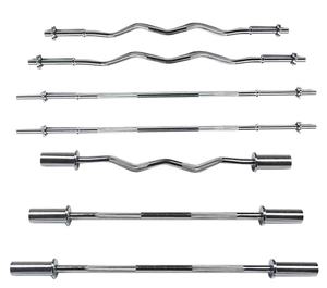 Barras cromadas de alta calidad para Olymp Bar <span class=keywords><strong>Power</strong></span> Lifting Barras de pesas curvas Fitness Levantamiento de pesas Precio de fábrica Material de acero - Product Image 4