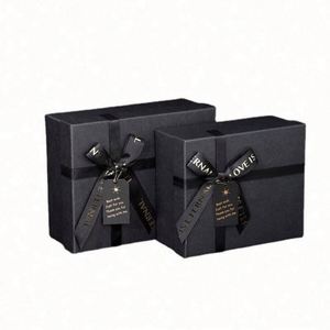 Set de Regalo Personalizado para el Día del Maestro en Caja de Regalo Negra con Lazo para Cumpleaños de Niños con Ventilador, Afeitadora y Caja de Embalaje para Cola - Product Image 1
