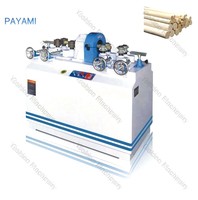 Machine à fraiser les tiges rondes pour le travail du bois, à double alimentation et double éjection, 20-80 mm, idéale pour la fabrication de balais et la découpe de bois rond