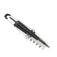 Pince de tension en alliage d'aluminium FO-PAL1500 pour câble à fibres optiques isolées de type cale de 11-13 mm, fixation de câblage pour système de communication optique