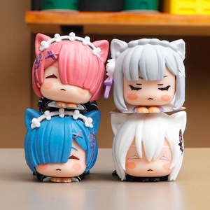Venta al por mayor lindo Anime Q versión acostado abajo figuras <span class=keywords><strong>de</strong></span> acción PVC Anime muñeca <span class=keywords><strong>de</strong></span> juguete - Product Image 2