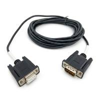 Cable de Extensión Serial RS232 DB9 Hembra a Macho de 9 Pines con Alivio de Tensión Moldeado y Conexión Directa para Equipos de Computación y PLC