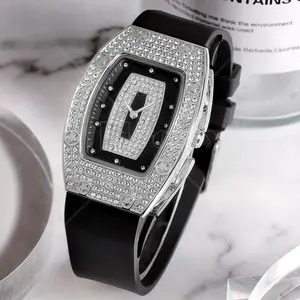 DIY OEM Brand Your Own Private Label Custom Logo My Couple Log Diamond Unisex Luxury Lady Hand Watch for Women