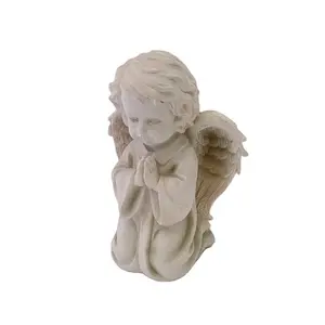 Kneeling Angel In Prayer Figurine For Spiritual Religious And Christian Home Decor Polyresin Angel Hand Made Europe Christmas