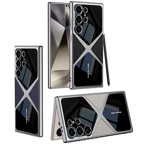 2024 bảo vệ ban đầu <span class=keywords><strong>PC</strong></span> bìa và <span class=keywords><strong>PU</strong></span> da siêu âm thiết kế Điện thoại di động Trường hợp đối với Galaxy S23 S24 siêu S25 siêu - Product Image 4