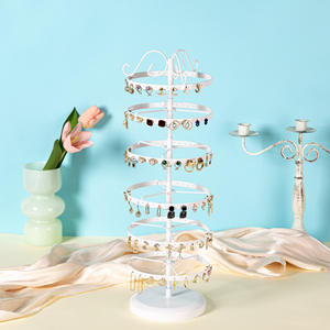 Exhibidor de Joyería de Metal Negro, Organizador para Colgar Pulseras, Exhibidor de Metal para el Hogar - Product Image 2