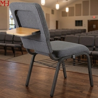 Fauteuil d'Église Moderne d'Occasion et Mobilier de Théâtre, Chaises d'Église Rembourrées Empilables, Chaises d'Église avec Porte-Livres