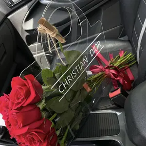 Sacchetti di maniche per Bouquet di fiori portatili trasparenti per il trasporto di fiori In carta PVC per animali domestici In plastica