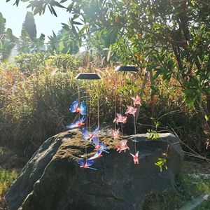 Carillons solaires lumineux, décorations d'extérieur, lumière suspendue imperméable à changement de couleur LED pour jardin, patio, cour, décoration de la maison - Product Image 4