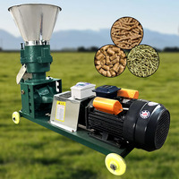 Nouvelle machine à granulés d'aliments pour animaux domestiques Muhang, deux phases, capacité de 100-170 kg/h, haute sécurité pour l'alimentation animale