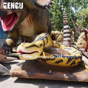 El yapımı yaşam boyutu gerçekçi Animatronic yılan heykeli gerçekçi Animatronic modeli - Product Image 6