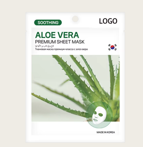Masque visage apaisant à l'aloe vera, soin coréen multi-usages pour le visage et le corps, hydratation et réparation après soleil, OEM ODM - Product Image 2