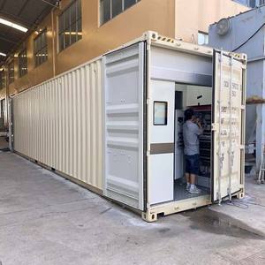 Ferme hydroponique en conteneur NFT de 40 pieds de qualité supérieure - Système de culture en intérieur à commande automatique PLC pour la production toute l'année de laitues et de micro-pousses - Product Image 1