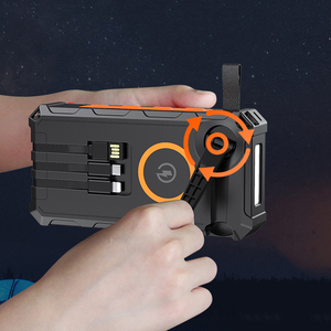 Rechargeable Hand Crank Flashlight/Generator/USB Charger For Phone And - View #2