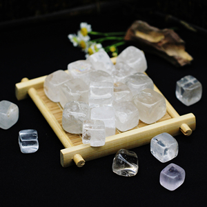 500g tự nhiên Rose Quartz pha lê Cubes đánh bóng tinh thần Thiền Fengshui đồ trang trí cho Diy chữa bệnh và giảm đá - Product Image 2
