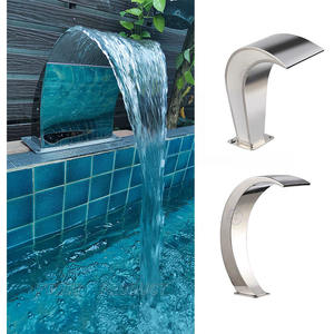 <span class=keywords><strong>Rideau</strong></span> d'eau SPA en acier inoxydable pour <span class=keywords><strong>piscine</strong></span>, jardin, fontaine intérieure/extérieure, outil et accessoire antirouille pour cascade - Product Image 4